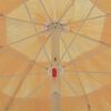 vidaXL Parasol plażowy w stylu hawajskim, naturalny, 180 cm