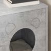 vidaXL Koty Dom Betonowy 42,5 x 40 x 53 cm Materiał drewnopochodny