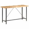 vidaXL Stolik barowy, 180x70x107 cm, surowe drewno mango