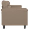 vidaXL 3-osobowa sofa, cappuccino, 180 cm, sztuczna sk&oacute;ra