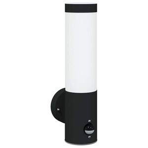 vidaXL Zewnętrzna lampa ścienna Czarny 12 x 8,5 x 29 cm