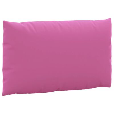 vidaXL Poduszki na palety, 3 szt., różowe, tkanina Oxford