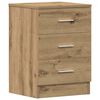 vidaXL Szafka nocna Artisan Oak 38x35x55 cm Drewno klejone