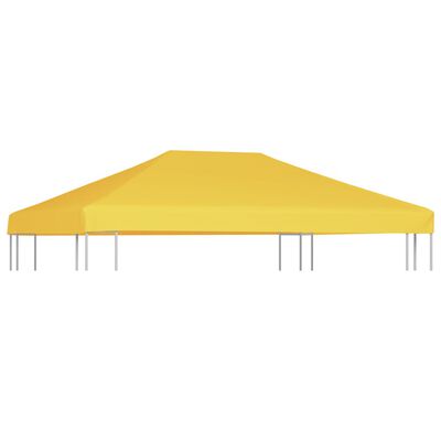 vidaXL Zadaszenie altany ogrodowej, 270 g/m², 4x3 m, żółte