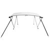 vidaXL Bimini z siatkowymi ściankami, 4 pałąki, 243x(230-244)x137 cm