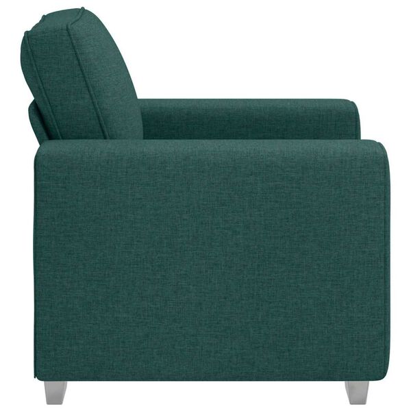 vidaXL Sofa Ciemna zieleń 100 x 77 x 82 cm tkanina