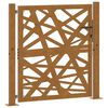 vidaXL Brama ogrodowa 100x100 cm Stal nierdzewna Lekka konstrukcja