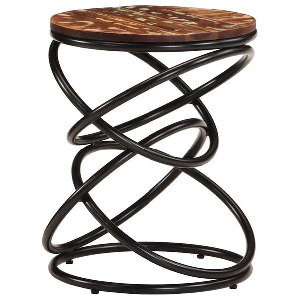 vidaXL Stolik, 40 x 40 x 52 cm, lite drewno z odzysku