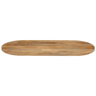 vidaXL Blat stołu, 80x40x3,8 cm, owalny, lite drewno mango