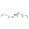 vidaXL Lampa sufitowa z 6 LED satynowy nikiel