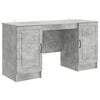 vidaXL Biurko Betonowy szary 142,5 x 50 x 75 cm Drewno inżynieryjne