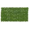 vidaXL Parawan balkonowy z liśćmi Prostokątny 200 x 100 cm
