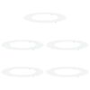 vidaXL odpowiedni dla płaskich pierścieni drzewa 5 pcs Biały &Oslash;50 / 80 cm