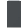 vidaXL Szafka boczna, antracytowa, 99x39x73 cm, stal