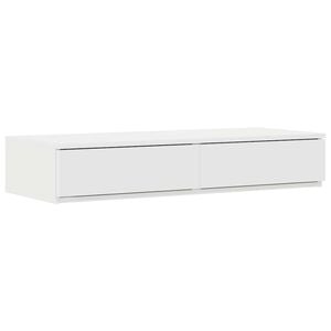 vidaXL Szuflady do ł&oacute;żka Biały 100 x 36,5 x 16,5 cm