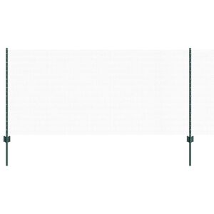 vidaXL Sześciokątne ogrodzenie z słupkiem 10 x 1 m Stal pokryta PVC