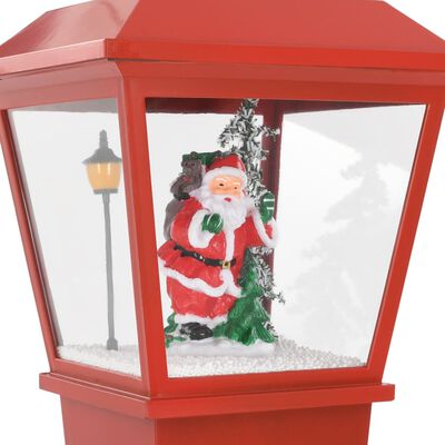 vidaXL Świąteczna latarenka stojąca z Mikołajem, 64 cm, LED