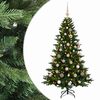 vidaXL Sztuczna choinka z bombką 120 cm 150 LED Ciepła biel
