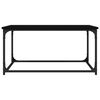 vidaXL Stolik kawowy, czarny, 80x50x40 cm