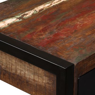 vidaXL Biurko z 2 szufladami, drewno odzyskane, 120 x 50 x 76 cm