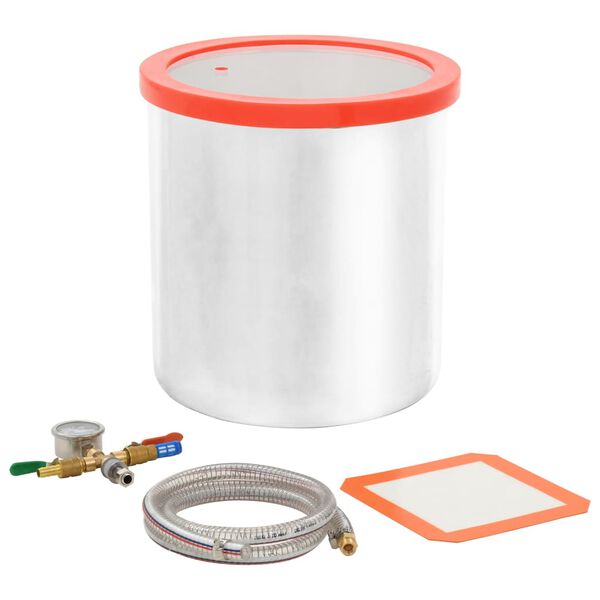 vidaXL Pompa próżniowa ze stali nierdzewnej, 18,9 L