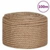 vidaXL Lina, 100% juty, 10 mm, 100 m