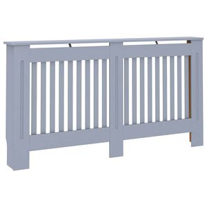 vidaXL Osłona na kaloryfer, antracytowa, 152x19x81,5 cm, MDF