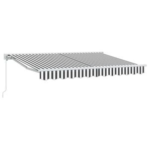 vidaXL Rama markizy Antracytowy i biały 250 x 200 cm