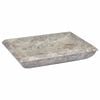 vidaXL Umywalka, szara, 50x35x10 cm, marmurowa