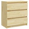 vidaXL Szafka nocna, 60x36x64 cm, lite drewno sosnowe