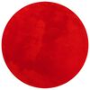 vidaXL Dywan HUARTE z kr&oacute;tkim włosiem, czerwony, &Oslash; 200 cm