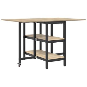 vidaXL St&oacute;ł jadalniany 122 x 80 x 76,5 cm Drewno inżynieryjne