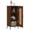 vidaXL Szafka, brązowy dąb, 34,5x34x90 cm, materiał drewnopochodny