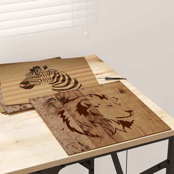 vidaXL Panele dekoracyjne 12 pcs Stare drewno 30 x 30 x 0.27 cm