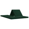 vidaXL Składana Sofa Ł&oacute;żko 140 x 67 x 15 cm Ciemnozielony