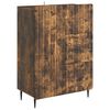 vidaXL Bufet Dąb wędzony 66 x 34,5 x 91,5 cm Drewno inżynieryjne