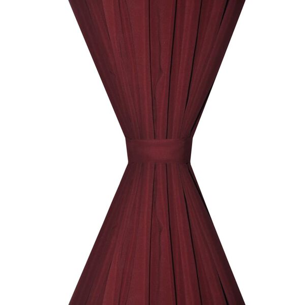 vidaXL Podw&oacute;jne zasłony zaciemniające, 2 szt., 140 x 245 cm, bordowe