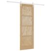 vidaXL Drzwi przesuwne ORKDAL 73,5 x 211 cm Lite drewno sosnowe