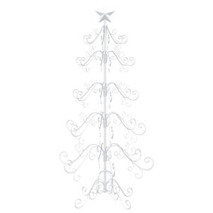 vidaXL Metalowa choinka świąteczna KUOPIO 150 cm stal White
