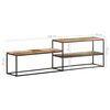 vidaXL Szafka pod telewizor, 180x30x50 cm, lite drewno z odzysku