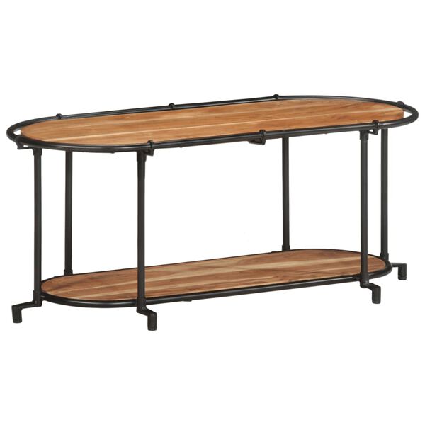 vidaXL Szafka pod telewizor, 100x42x40 cm, lite drewno akacjowe