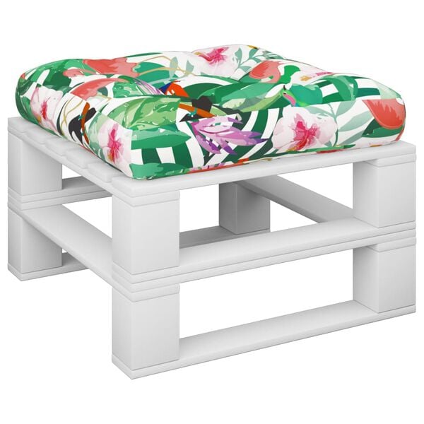 vidaXL Poduszka na paletę, wielokolorowa, 50x50x12 cm, tkanina