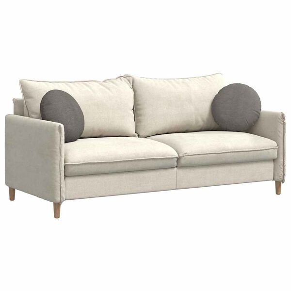 vidaXL Poduszki na siedziska 2 pcs Jasnoszary &Oslash; 40 cm