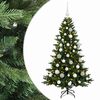 vidaXL Sztuczna choinka z bombką 120 cm 150 LED Ciepła biel