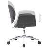 vidaXL Krzesło biurowe, obrotowe, szara, tkanina