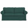 vidaXL Sofa 140cm Ciemna zieleń Metal
