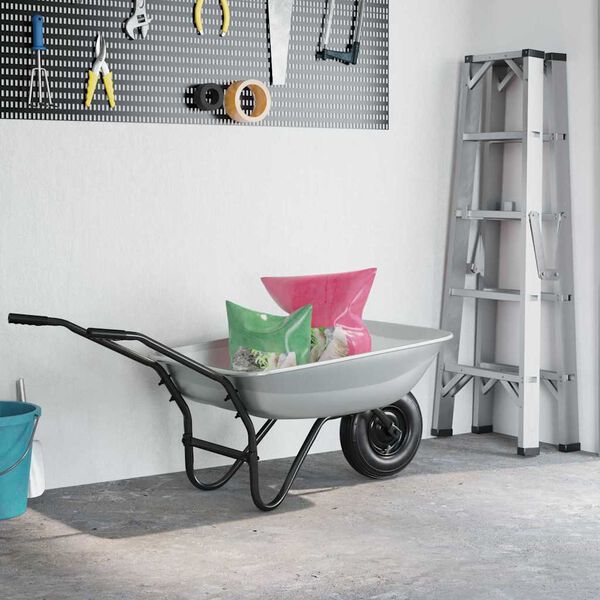 vidaXL Zastąpienie tacy widlaka Srebrny 80 x 60 x 25 cm Stal