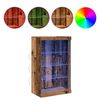 vidaXL Komoda LED Ze LED Lights Stare drewno 60,5 x 37 x 100 cm