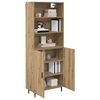 vidaXL Highboard Dąb rzemieślniczy 69,5 x 34 x 180 cm
