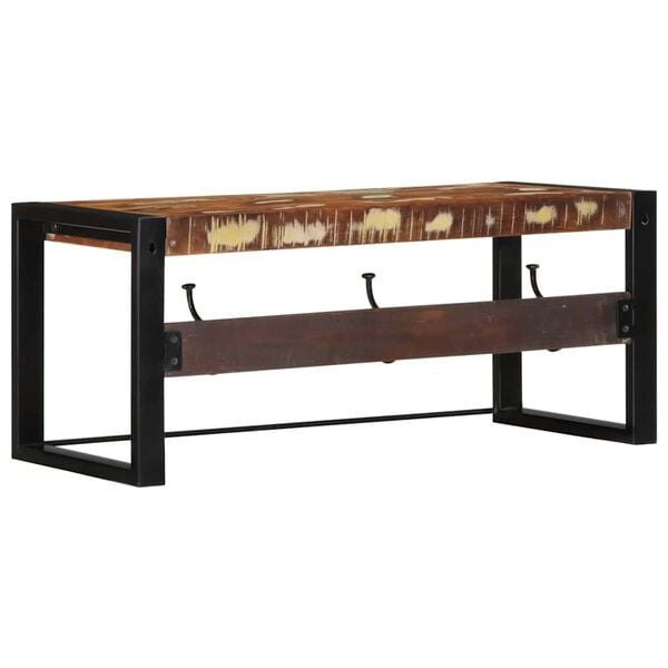 vidaXL Wieszak na ubrania wielokolorowy lite drewno odzyskane